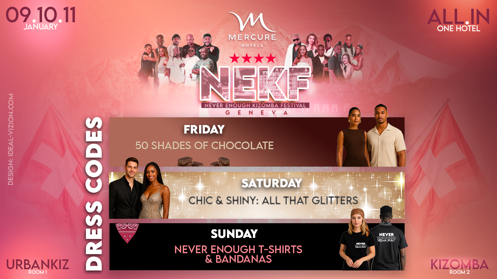 NEKF 2026 - dress codes